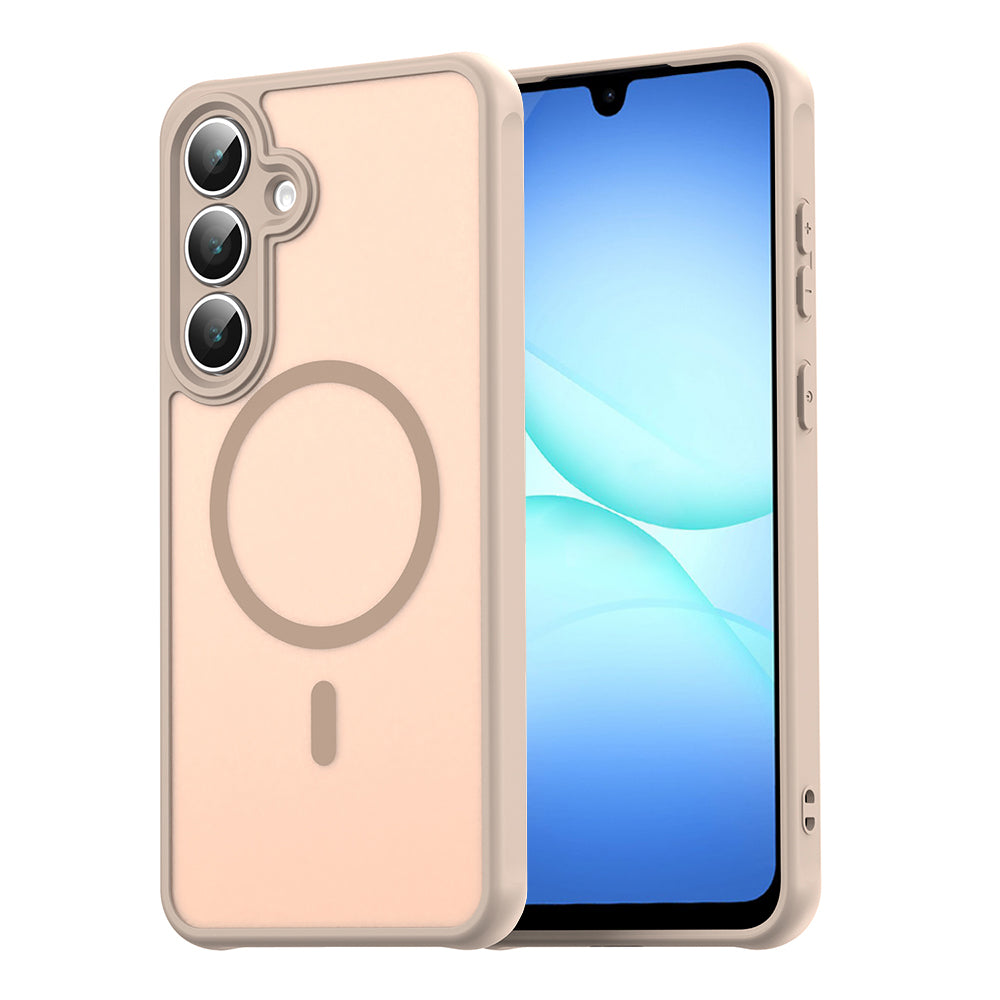 Capa MagSafe para Samsung Galaxy A17 5G, Techsuit, HaloFrost II, Dourada