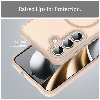 Capa MagSafe para Samsung Galaxy A17 5G, Techsuit, HaloFrost II, Dourada