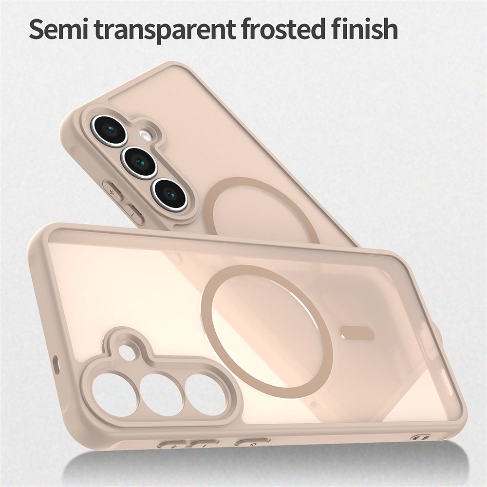 Capa MagSafe para Samsung Galaxy A17 5G, Techsuit, HaloFrost II, Dourada
