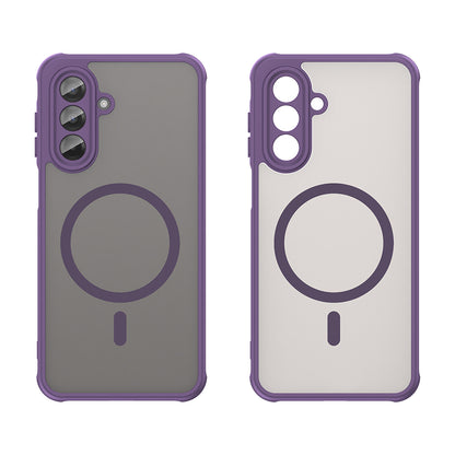 Capa MagSafe para Samsung Galaxy A17 5G, Techsuit, HaloFrost II, Roxo