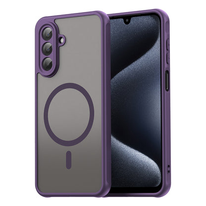 Capa MagSafe para Samsung Galaxy A17 5G, Techsuit, HaloFrost II, Roxo