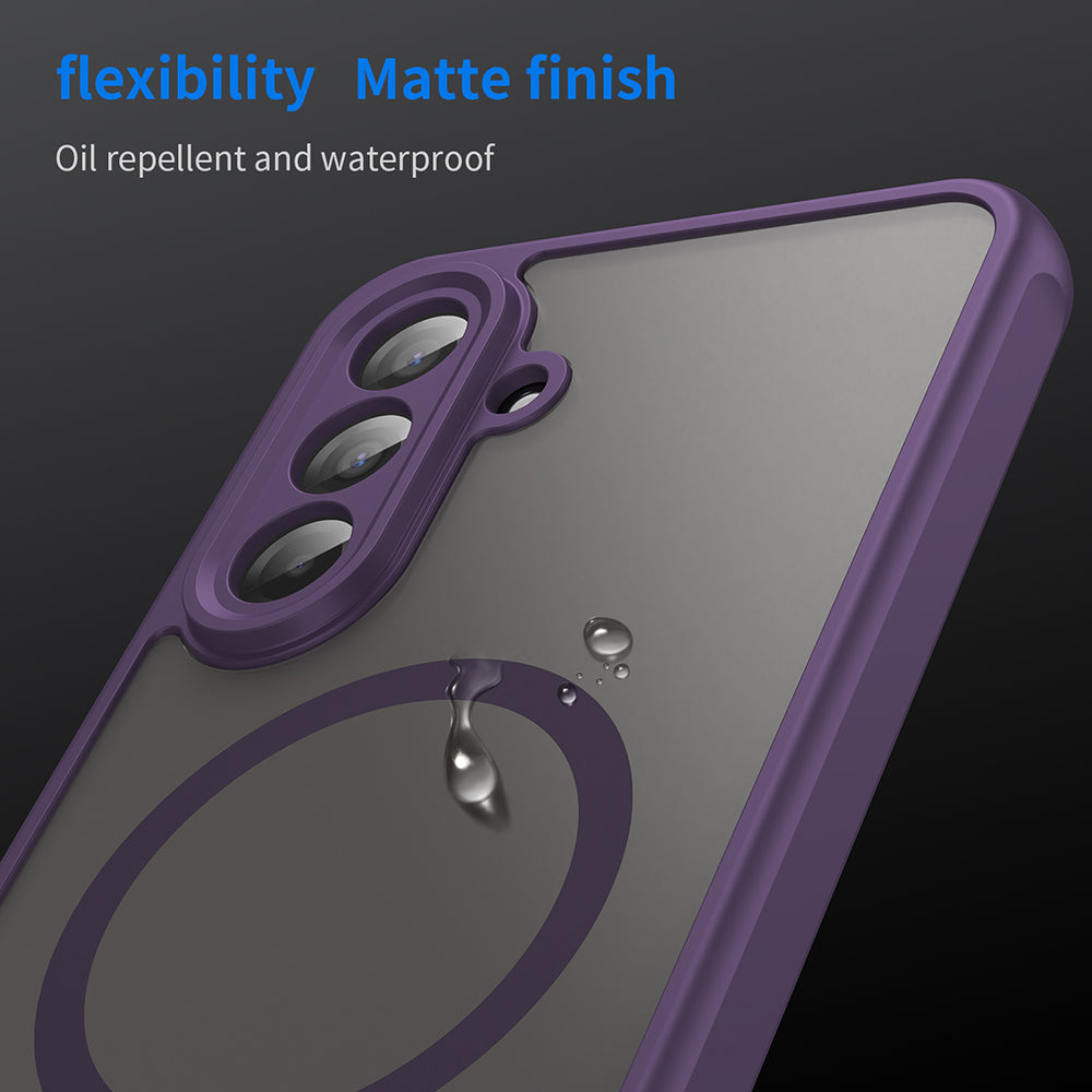 Capa MagSafe para Samsung Galaxy A17 5G, Techsuit, HaloFrost II, Roxo