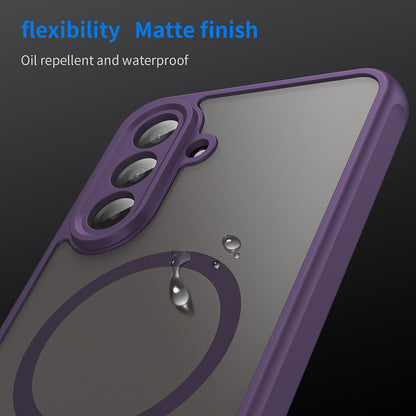 Capa MagSafe para Samsung Galaxy A17 5G, Techsuit, HaloFrost II, Roxo