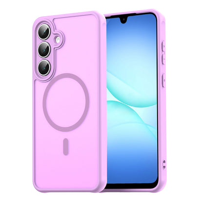 Capa MagSafe para Samsung Galaxy A17 5G, Techsuit, HaloFrost II, Rosa