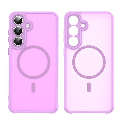 Capa MagSafe para Samsung Galaxy A17 5G, Techsuit, HaloFrost II, Rosa