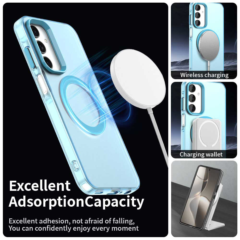 Capa MagSafe para Samsung Galaxy A25 A256, Techsuit, CandyCase, Azul