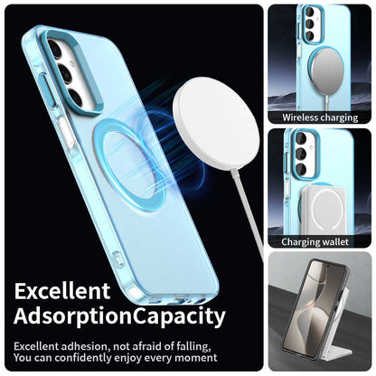 Capa MagSafe para Samsung Galaxy A25 A256, Techsuit, CandyCase, Azul