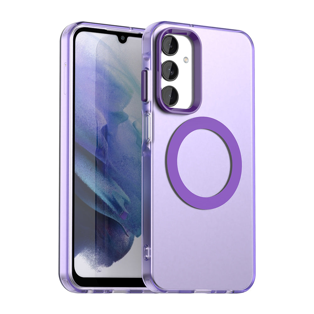 Capa MagSafe para Samsung Galaxy A25 A256, Techsuit, CandyCase, Roxo