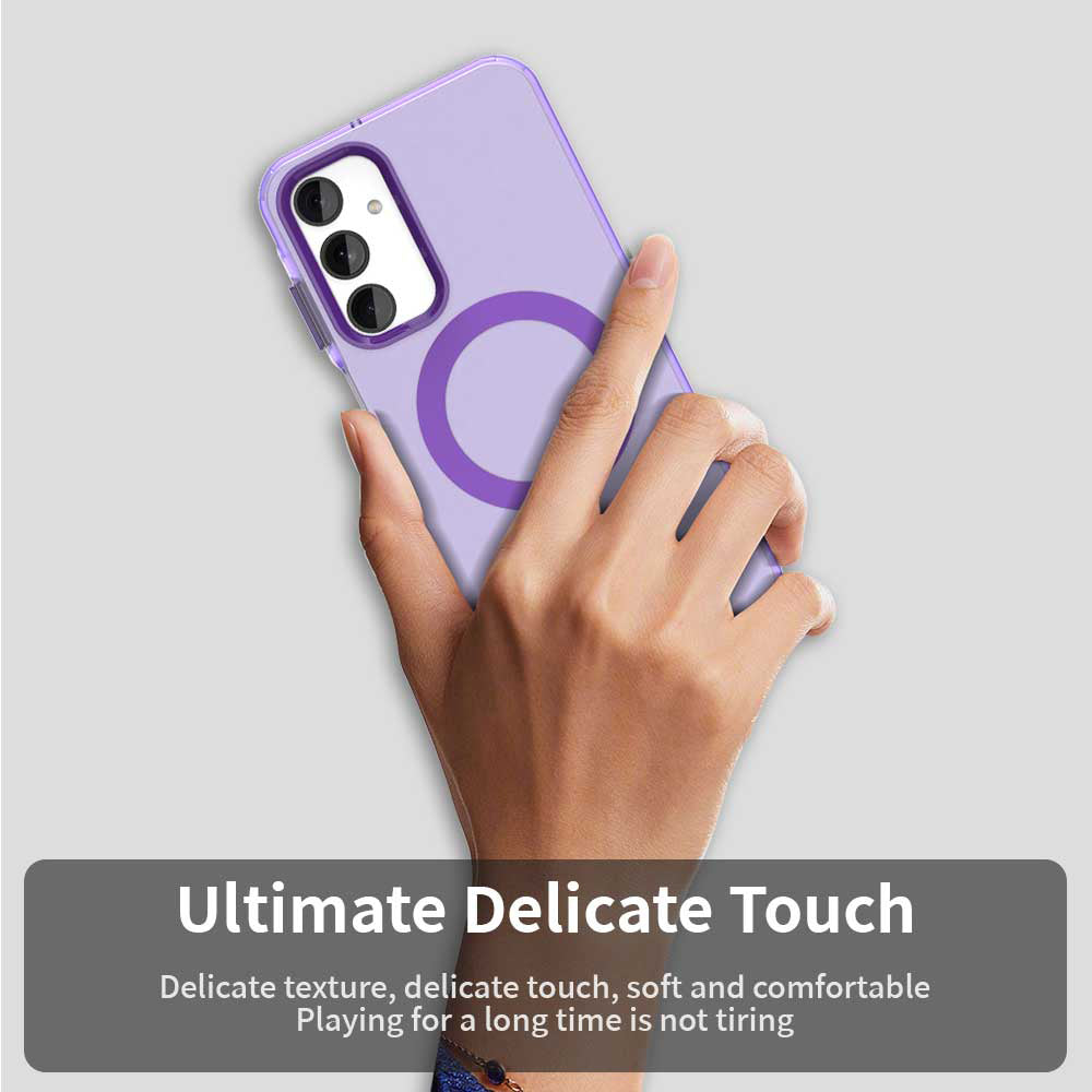 Capa MagSafe para Samsung Galaxy A25 A256, Techsuit, CandyCase, Roxo