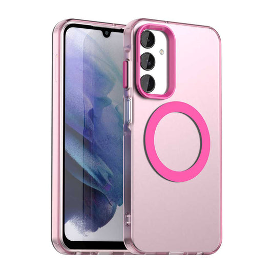 Capa MagSafe para Samsung Galaxy A25 A256, Techsuit, CandyCase, Rosa