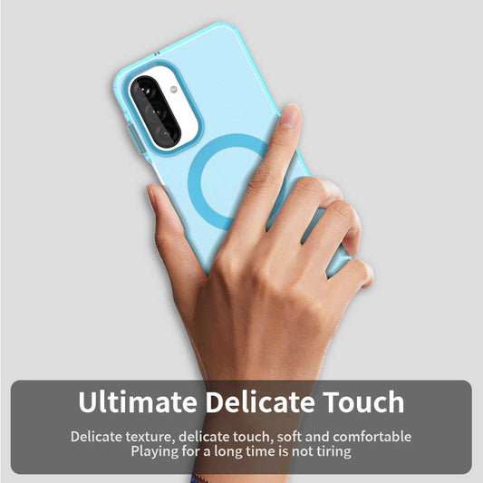 Capa MagSafe para Samsung Galaxy A26 A266, Techsuit, CandyCase, Azul