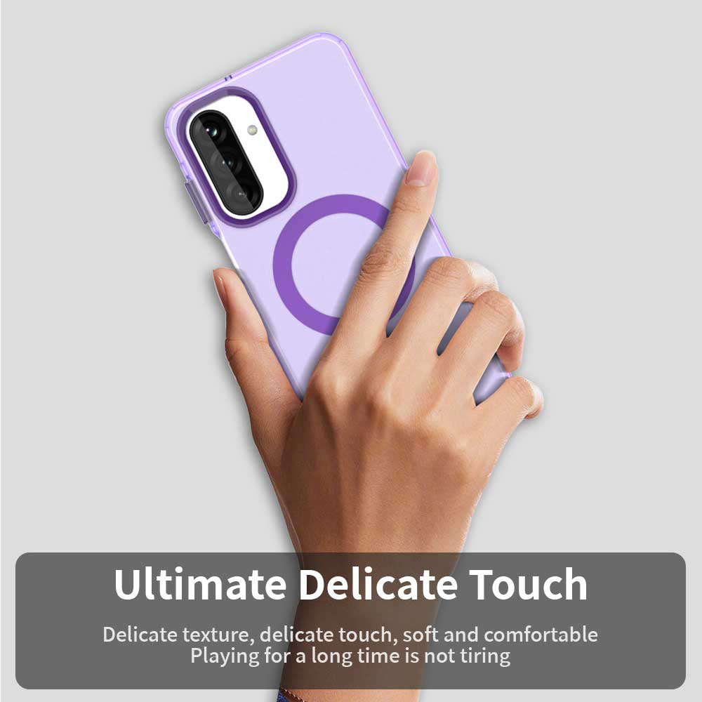 Capa MagSafe para Samsung Galaxy A26 A266, Techsuit, CandyCase, Roxo