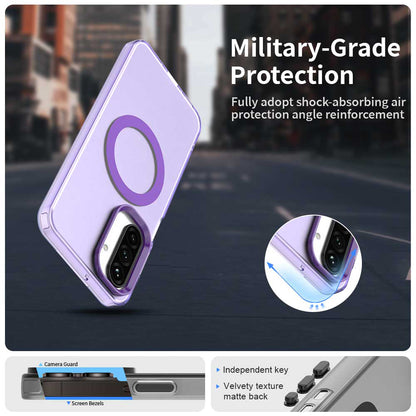 Capa MagSafe para Samsung Galaxy A26 A266, Techsuit, CandyCase, Roxo