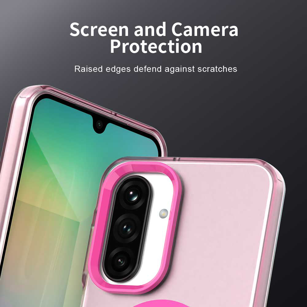 Capa MagSafe para Samsung Galaxy A27 5G, Techsuit, CandyCase, Rosa