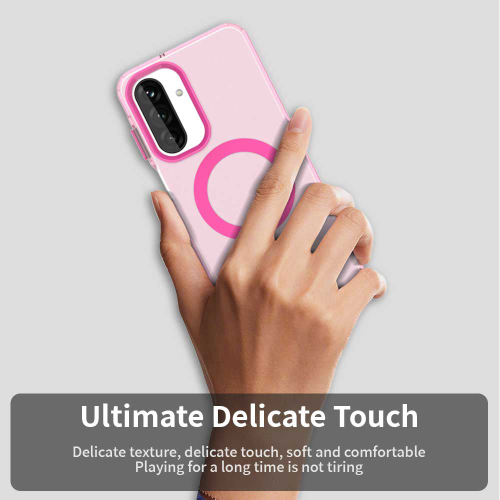 Capa MagSafe para Samsung Galaxy A27 5G, Techsuit, CandyCase, Rosa