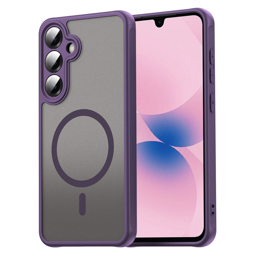 Capa MagSafe para Samsung Galaxy A27 5G, Techsuit, HaloFrost II, Roxo