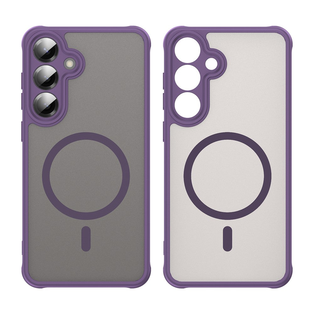 Capa MagSafe para Samsung Galaxy A27 5G, Techsuit, HaloFrost II, Roxo