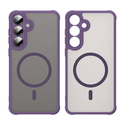 Capa MagSafe para Samsung Galaxy A27 5G, Techsuit, HaloFrost II, Roxo