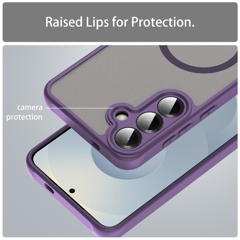 Capa MagSafe para Samsung Galaxy A27 5G, Techsuit, HaloFrost II, Roxo