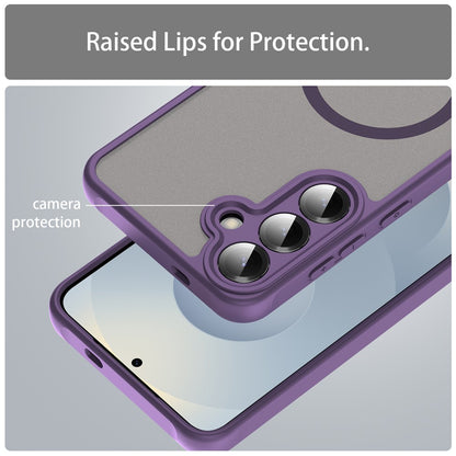 Capa MagSafe para Samsung Galaxy A27 5G, Techsuit, HaloFrost II, Roxo