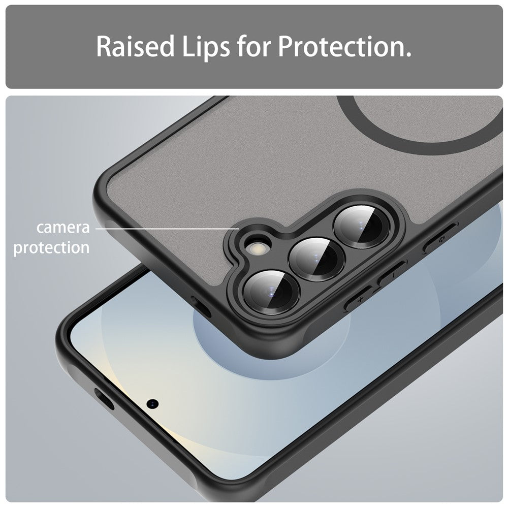 Capa MagSafe para Samsung Galaxy A27 5G, Techsuit, HaloFrost II, Preta