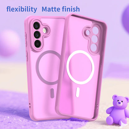 Capa MagSafe para Samsung Galaxy A27 5G, Techsuit, HaloFrost II, Rosa