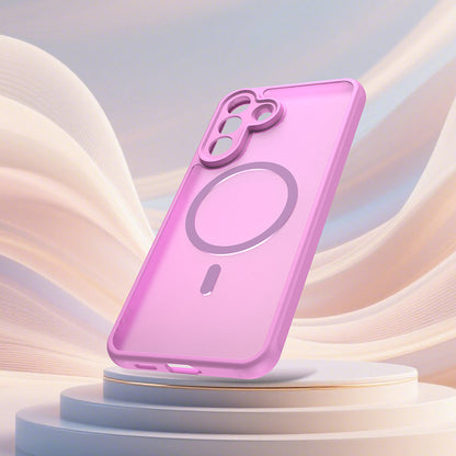 Capa MagSafe para Samsung Galaxy A27 5G, Techsuit, HaloFrost II, Rosa