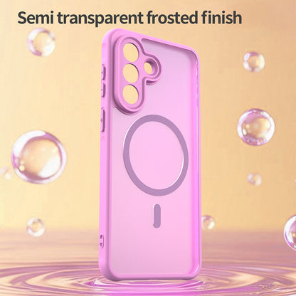 Capa MagSafe para Samsung Galaxy A27 5G, Techsuit, HaloFrost II, Rosa