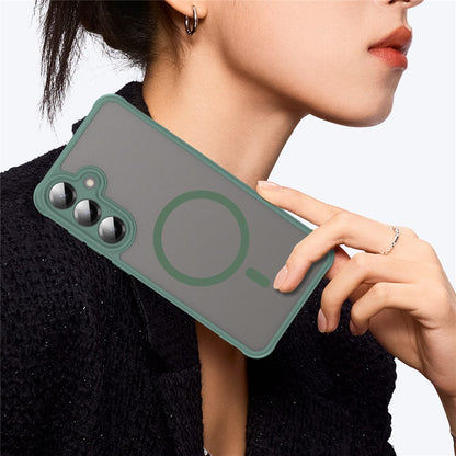 Capa MagSafe para Samsung Galaxy A27 5G, Techsuit, HaloFrost II, Verde