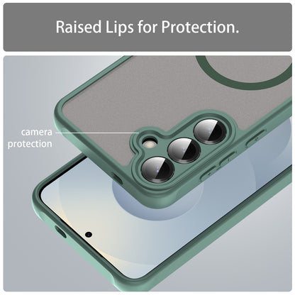 Capa MagSafe para Samsung Galaxy A27 5G, Techsuit, HaloFrost II, Verde
