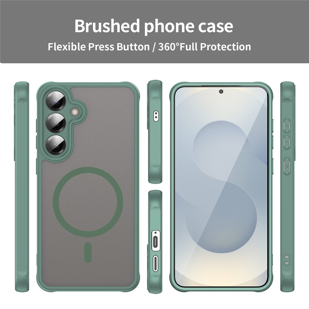 Capa MagSafe para Samsung Galaxy A27 5G, Techsuit, HaloFrost II, Verde