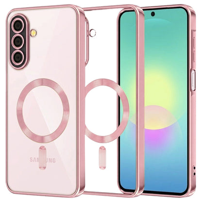 Capa MagSafe para Samsung Galaxy A27 5G, Techsuit, Luxury Crystal, Rosa