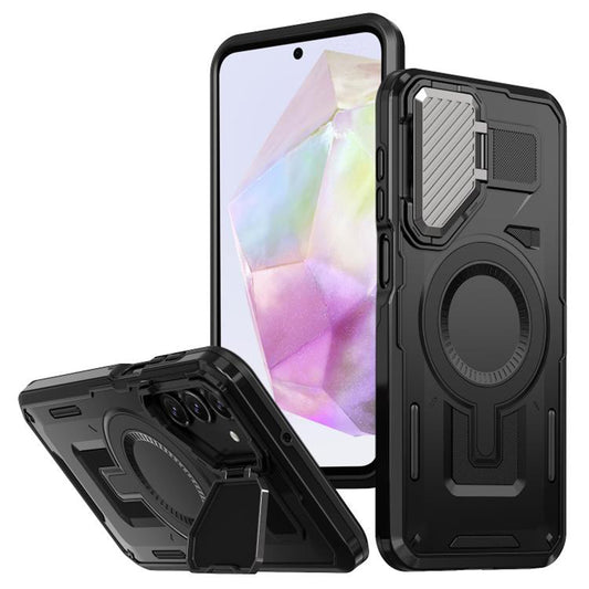 Capa MagSafe para Samsung Galaxy A35 5G A356, Techsuit, CamVault, Preta