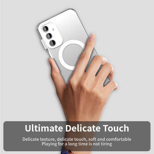 Capa MagSafe para Samsung Galaxy A35 5G A356, Techsuit, CandyCase, Branca