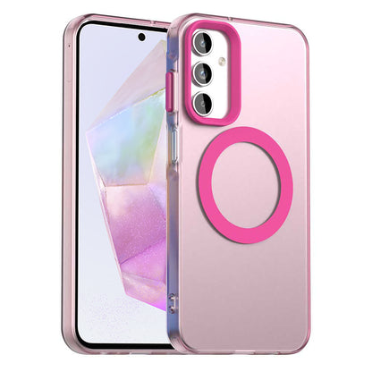 Capa MagSafe para Samsung Galaxy A35 5G A356, Techsuit, CandyCase, Rosa