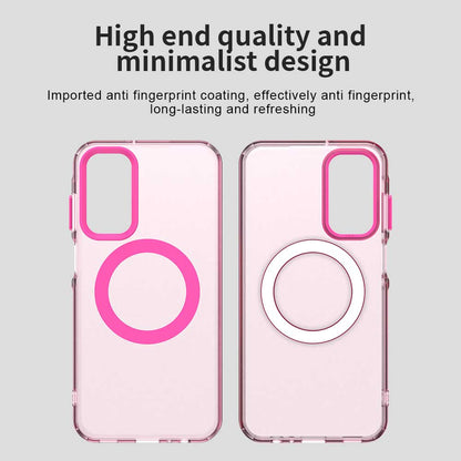 Capa MagSafe para Samsung Galaxy A35 5G A356, Techsuit, CandyCase, Rosa