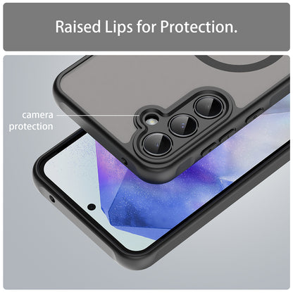 Capa MagSafe para Samsung Galaxy A35 5G A356, Techsuit, HaloFrost II, Preta