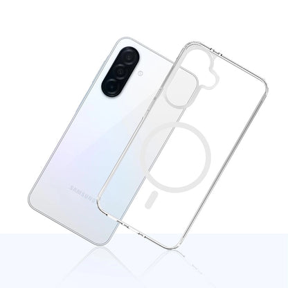 Capa MagSafe para Samsung Galaxy A36 A366, 3MK, Armor MagCase, Transparente