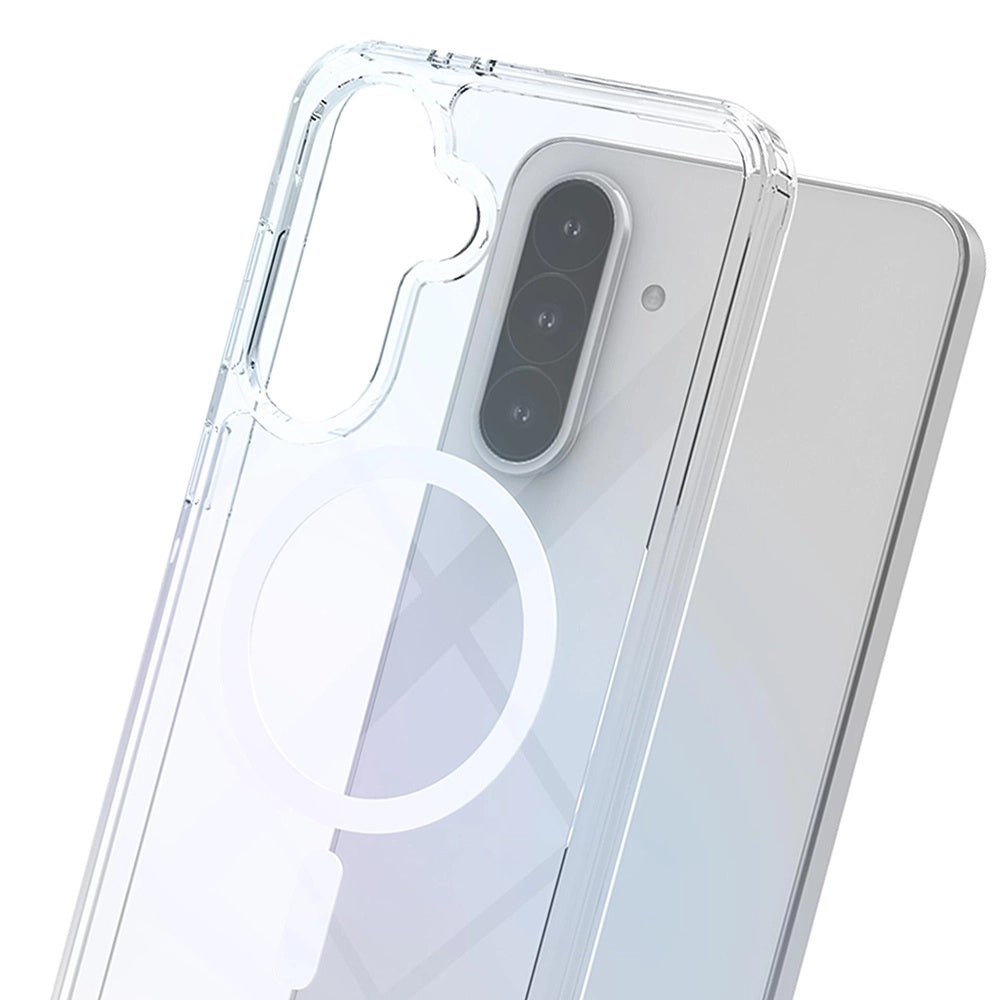 Capa MagSafe para Samsung Galaxy A36 A366, 3MK, Armor MagCase, Transparente