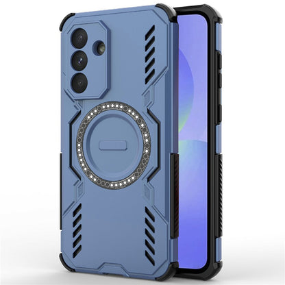Capa MagSafe para Samsung Galaxy A36 A366, Techsuit, ArmorMag, Azul
