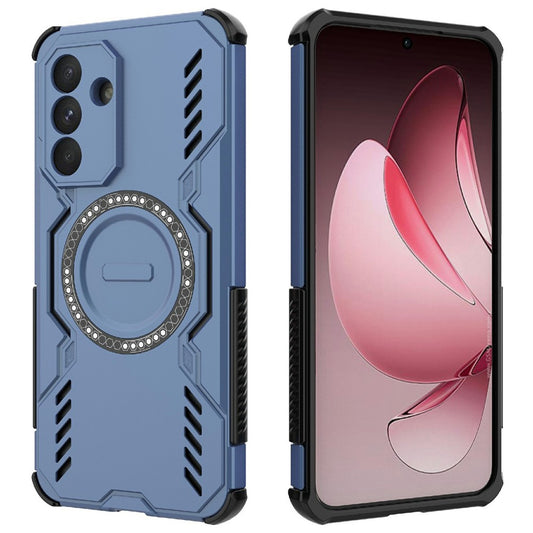 Capa MagSafe para Samsung Galaxy A36 A366, Techsuit, ArmorMag, Azul