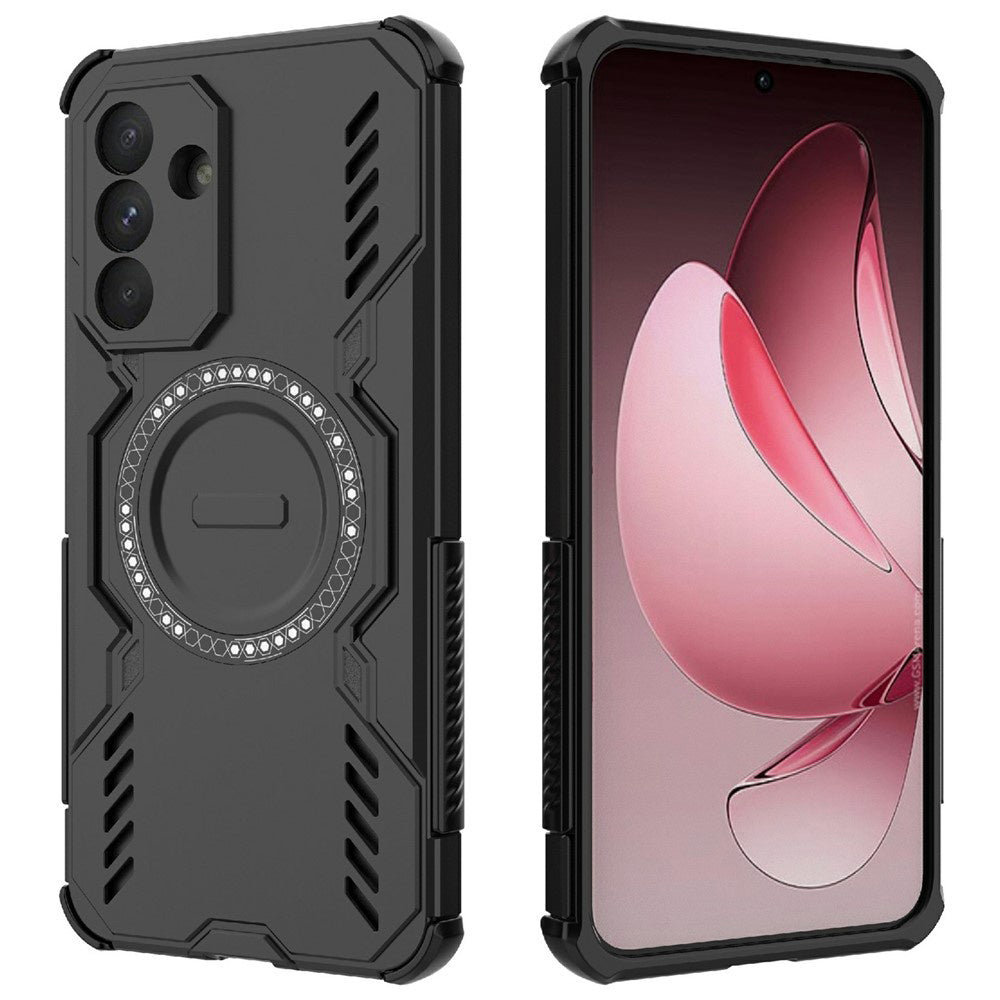 Capa MagSafe para Samsung Galaxy A36 A366, Techsuit, ArmorMag, Preta