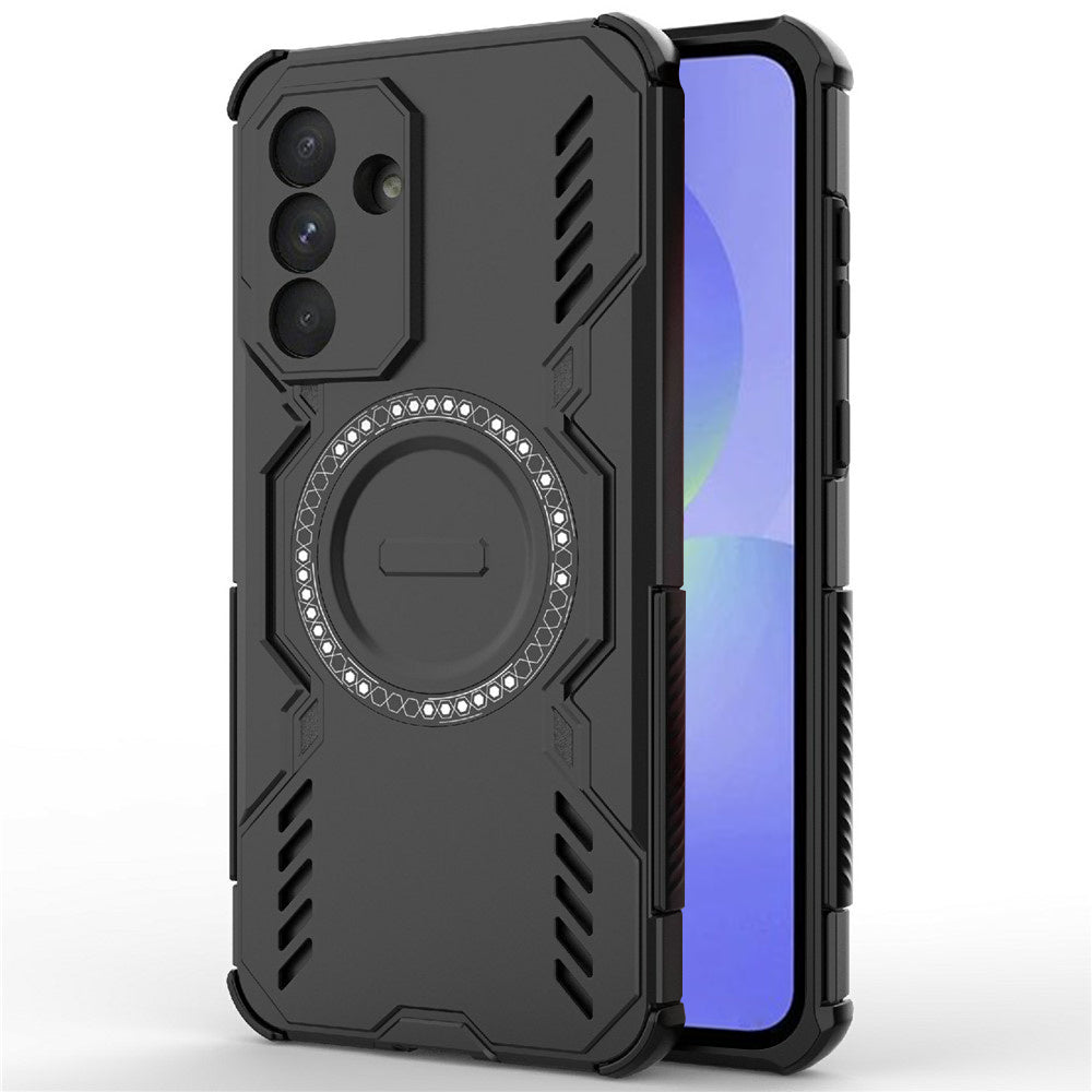 Capa MagSafe para Samsung Galaxy A36 A366, Techsuit, ArmorMag, Preta