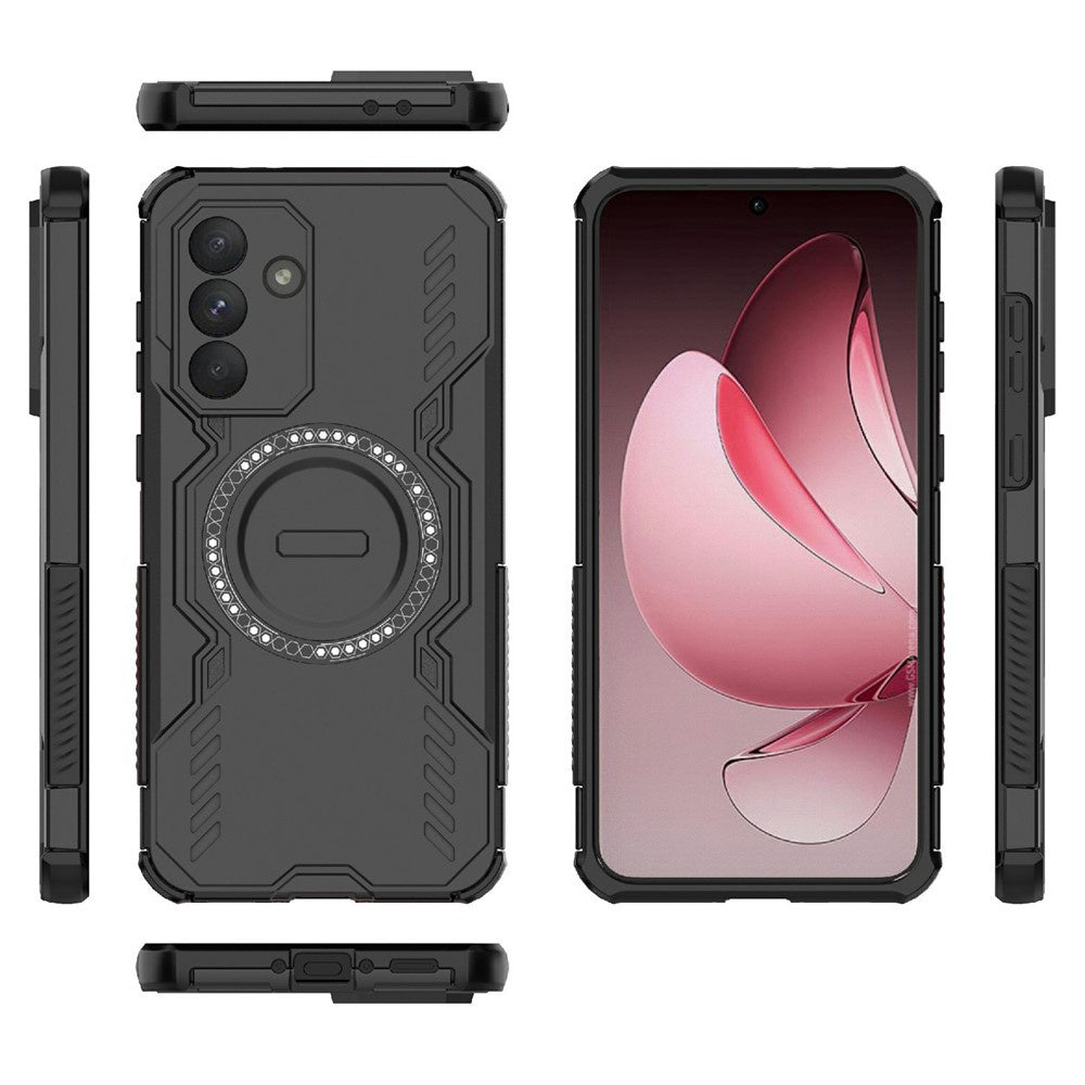 Capa MagSafe para Samsung Galaxy A36 A366, Techsuit, ArmorMag, Preta