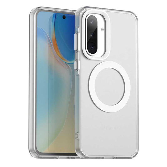 Capa MagSafe para Samsung Galaxy A36 A366, Techsuit, CandyCase, Branca