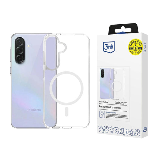 MagSafe Case for Samsung Galaxy A37 5G, 3MK, Armor MagCase, Transparent