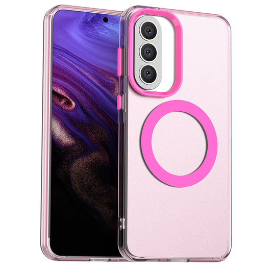 Capa MagSafe para Samsung Galaxy A37 5G, Techsuit, CandyCase, Rosa