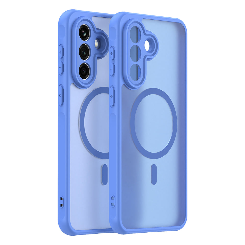 Capa MagSafe para Samsung Galaxy A37 5G, Techsuit, HaloFrost II, Azul