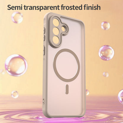 Capa MagSafe para Samsung Galaxy A37 5G, Techsuit, HaloFrost II, Dourada