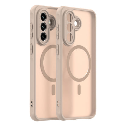 Capa MagSafe para Samsung Galaxy A37 5G, Techsuit, HaloFrost II, Dourada